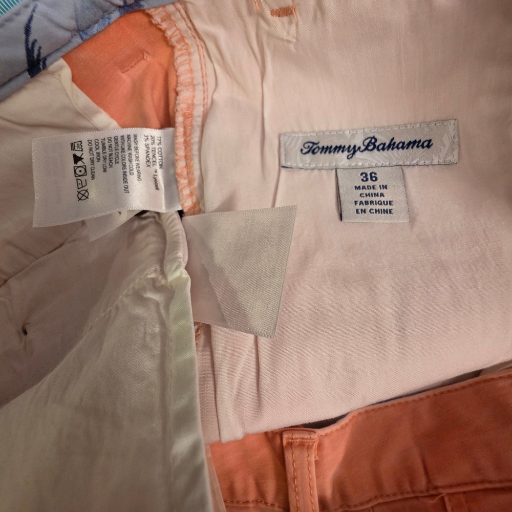 Tommy Bahama Boracay Shorts Mens 36 Coral Pink LT Serape T115546 NWT - Picture 3 of 7